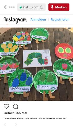 the very hungry caterpillar paper plate crafts