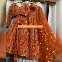 Orange lengha wedding wear chania choli party wear indian Ethnic Lehengha for women Kids lengha Function wear Choli Blouse Dupatta Indian 1 Orange Chikankari Lehenga, Burnt Orange Lengha, Rust Orange Lehenga, Orange Choli, Orange Lengha, Orange Indian Outfit, Indian Skirt And Top, Lucknowi Chikankari Lehenga, Lengha Wedding