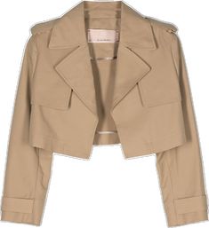 Cropped Beige Outerwear With Pockets, Beige Cropped Outerwear With Pockets, Fitted Cropped Jacket With Patch Pockets For Fall, Cropped Beige Cotton Outerwear, Chic Beige Blazer With Flap Pockets, Spring Beige Blazer With Flap Pockets, Beige Classic Collared Cropped Jacket, Beige Collared Classic Cropped Jacket, Classic Beige Collared Cropped Jacket