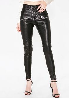 Black Gothic Leather Pants For Fall, Black Faux Leather Alternative Bottoms, Alternative Style Black Faux Leather Bottoms, Gothic Black Leather Pants With Belt Loops, Punk Style Faux Leather Bottoms With Belt Loops, Alternative Black Leather Pants For Concert, Black Gothic Leather Pants, Gothic Black Leather Pants, Gothic Black Leather Pants For Concerts