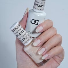 DND Products presents, Soak Off Gel Polish, luminous nail color that applies faster, feels thinner, and lasts longer than any other gel available! Forget base coats, bond-aids, and primers. DND delivers a fast two-step professional system that is unique from any other on the market. Fused with essential vitamins, DND™ makes nails stronger, healthier, as well as stunning for weeks! Dnd Milky White Polish, Dnd Nail Colors Gel Polish, Dnd Nude Colors, Milky White Gel Polish, Dnd Gel Polish Colors, Nails Stronger, Dnd Gel Nail Polish, Luminous Nails, Dnd Gel Polish