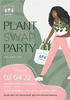 the plant swap party is coming to town on saturday, oct 22 and may 23