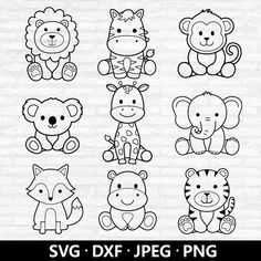 the svg zoo animals collection is available for free