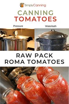 Canning Tomatoes Apple Recipes For Canning, Canning Pressure Cooker, Pressure Canning Recipes, Canning Salsa