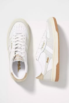 Gola x Anthropologie Hawk Sneakers | Anthropologie Suede Trainers, Fancy Shoes, Everyday Shoes, Shoe Inspo, Retro Sneakers, Trendy Sneakers, Sneakers Outfit, White Sneakers, Shoe Shop