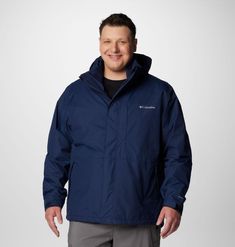 This waterproof-breathable 3-in-1 jacket is lined with thermal-reflective tech for advanced warmth. Wear it as a shell, a liner, or zipped together for full protection. 3 In 1 Jacket, Columbia Sportswear, 3 In 1, Wear It, Columbia, How To Wear, Blue