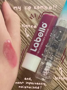 Technic Lip Oil, Blackberry Lips, Labello Cherry, Labello Lip Balm, Cherry Kiss, Lip Balm Collection, Berry Lips, Lip Combo, Makeup Items