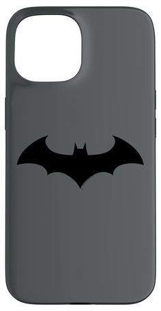 the batman symbol is shown on this gray case for samsung s7, which has been designed to look like a bat