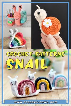 crochet patterns for small snails