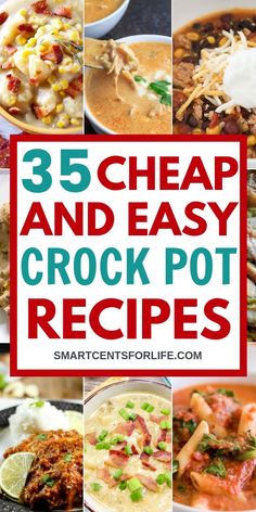 25 cheap and easy crock pot recipes that are perfect for busy weeknights