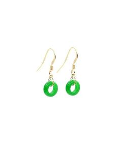 Vintage Green ade Ping Buckle Drop EarringsMade of fine 18K Gold Jade Ping Buckle.Measurement: 3cm/1.17" * 1.5cm/0.585". Matches easily with daily hairstyle, dresses & Shirts Daily Hairstyles, Jade, 18k Gold, Buckle, Drop Earrings, Hair Styles, Green, Gold, Dresses