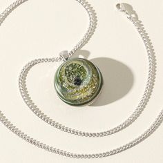 Your loved one's cremated remains are incorporated into a glass galaxy necklace that will comfort you as you grieve. Cremated Remains, Galaxy Necklace, Small Tins, The Flame, Glass Necklace, Cable Chain, A Heart, Rhodium Plated, Womens Necklaces