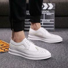 ad eBay - New Mens WingTip carved Lace Up Brogue Breathable Casual dress formal shoes - Buy Now, click the link (eBay) Elegant Low-top Lace-up Shoes With Brogue Detailing, Elegant Low-top Lace-up Shoes With Perforated Toe Box, Elegant Low-top Dress Shoes For Spring, Formal Low-top Lace-up Shoes With Perforations, Elegant Low-top Leather Shoes With Brogue Detailing, Casual White Wingtip Dress Shoes, Elegant Business Dress Shoes With Perforations, Elegant Perforated Dress Shoes For Business, Elegant Formal Lace-up Shoes With Perforations