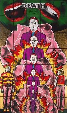 Death Hope Life Fear, 1984, Gilbert & George Street Banners, Hope Life, Male Figure, Human Figure, Pics Art