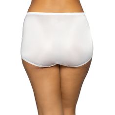 The Vanity Fair® Perfectly Yours® Tailored Ravissant Brief provides generous full rear and tummy coverage. Made with 100% nylon for a lightweight satin finish that glides under clothes. This panty features a smooth covered elastic waistband for the ultimate in comfort. Iron Woman, Smooth Legs, Panty Style, Bra Models, Night Dress For Women, Sheer Fabric, Full Figured, Sheer Fabrics, Curator Style