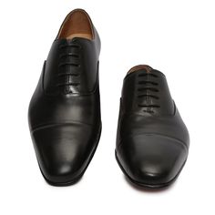 The Sleek Captoe is a traditional toecap oxford shoe made to our own high specifications. Incorporating the finest Calf leathers for the upper, a full leather lining, leather insoles and and option of Goodyear welted / Blake stitch Construction it has everything you expect from a classic English shoe but made in India. The oxford cap shoe is widely regarded as the most formal of traditional styles making it a staple of high level businessmen, professionals and well suited to formal events. We wi Black Oxford Shoes, Oxford Shoe, Traditional Styles, Black Oxfords, Men's Leather Jacket, Goodyear Welt, Men's Wardrobe, Leather Jackets Women, High Level