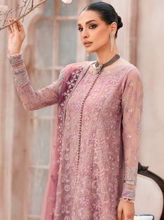 Brand: XENIA FormalsProduct Code: NIZHACollection: Mehfilen Luxury Unstitched CollectionFabric: Chiffon DESIGN DETAILS: Embroidered Chiffon Front 34 Inches Embroidered Chiffon Back 34 Inches Embroidered Chiffon Sleeves 24 Inches Embroidered Sleeves Patch Embroidered Front / Back Patch Embroidered Net Dupatta 2.75 Yards Embroidered Pallu Patch Rawsilk Trouser 2.5 Yards DISCLAIMER:* Lining, Laces, and Tassels are not included in unstitched variants.* Embellishment items in stitched outfits are sub Luxury Party Wear Dupatta With Pallu, Luxury Chiffon Dupatta For Party, Luxury Party Wear Embellished Dupatta, Luxury Embroidered Unstitched Party Wear Suit, Luxury Party Wear Unstitched Suit With Dupatta, Luxury Unstitched Dupatta For Designer Wear, Luxury Designer Wear Unstitched Suit, Luxury Embellished Net Dupatta, Luxury Unstitched Suit