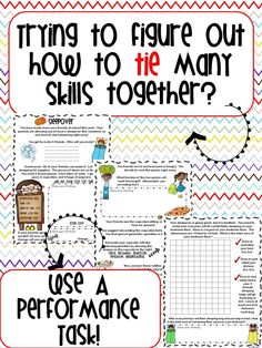 a poster with the words how to figure out how to tie many skills together