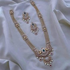 Rani Har, Ruby Necklace Designs, Pearl Bead Necklace, Indian Wedding Jewelry Sets, Long Haram, Bridal Necklace Designs, Neck Pieces Jewelry, New Gold Jewellery Designs, Fancy Jewelry Necklace