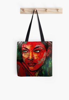 Soft polyester canvas shopping bag with edge-to-edge print on both sides. Fully lined for extra strength. Three sizes to choose from. Red Portrait, Portrait Of A Woman, Baseball Women, Canvas Shopping Bag, Print Tote, Medium Bags, Printed Tote Bags, Womens Tote, Tote Bag Design