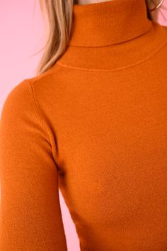 Please give a warm welcome to our latest basics addition: the Long Sleeve Crop Turtleneck in our new super soft extra-fine merino wool and viscose blend. She's a not-so-basic basic ; - ) Our custom-dyed eco-merino fabrication is a combination of biodegradable extra-fine merino wool, plant-based viscose and recycled Lycra. It’s just as soft as peachskin but has a warmer, wooly hand feel, perfect for the colder winter months. Some pilling may occur, but nothing a pumice stone or fabric shaver can’ Brown Fine Knit Turtleneck For Winter, Winter Brown Fine Knit Turtleneck, Brown Merino Wool Fine Knit Sweater, Brown Cashmere Turtleneck Top, Brown Fine Knit Long Sleeve Turtleneck, Fine Knit Brown Wool Tops, Fine Knit Long Sleeve Brown Turtleneck, Brown Cashmere Top For Fall, Brown Cashmere Tops For Layering