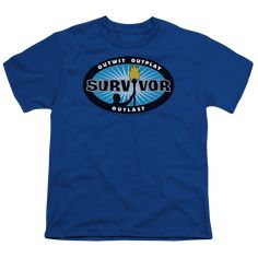 Survivor Blue Burst - Youth T-Shirt Youth T-Shirt (Ages 8-12) Survivor Royal Blue Shirts, Light Blue Shirts, Kid Tees, Blue Shirt, Perfect Shirt, Kids Shirts, Shirt Shop, Royal Blue, Kids Tshirts