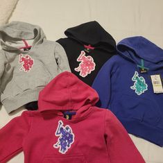 I Have This Really Cute Hoddie In Different Sizes Purple: Size 4 And 6x With Tags Pink: Size 4 With Tags Black: Size 5 " No Tags" Gray: Size 4 " No Tags" See Pictures For Accurate Details Home Smoke Free But I Have Cats Winter Hooded Sweatshirt For Playwear, Hooded Winter Sweatshirt For Playwear, Fleece Tops For School In Winter, Cute Purple Cotton Hoodie, Winter School Fleece Tops, Purple Fleece Hoodie Top, Casual Purple Fleece Top, Casual Winter Sweatshirt For Playwear, Casual Pink Sweatshirt For Playwear