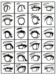 an image of different types of eyes