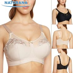 #ad Top Rated Naturana Full Cup Side Support Bra 86954 Rrp ?40.00 Black or Beige Skin, Fashion Bra Beige Skin, Fashion Bra, Support Bra, Soft Cup Bra, Cup Bra, Soft Cup, Support Bras, Bra Styles, Top Rated