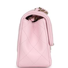 This Chanel Mini Classic Rectangular flap bag is of light pink lambskin leather with light gold tone hardware and has a front flap with signature CC turnlock closure, rear half moon pocket, single interwoven light pink leather and light gold chain link shoulder/crossbody strap.Delivery 5-8 or 10-15 working days Please note that during high season and Sale period, delivery times may be affected We accept payment with a Credit card, Debit card, or PayPal.Note: Our Items are totally New High quality Brand Inspired Refurbished. Please make sure you are well aware of it before buying any of the Item. T&C's Apply in case of refunds.Please send us message on below chat to confirm availability. We will send the Refurbished Model in case you place an order with us. Enjoy Shopping.Always Send Us mes Pink Leather Shoulder Bag With Cc Turnlock Closure, Pink Leather Bag With Cc Turnlock Closure, Luxury Pink Double Flap Bag, Elegant Pink Double Flap Bag, Luxury Pink Flap Shoulder Bag, Elegant Pink Flap Bag With Cc Turnlock Closure, Pink Leather Double Flap Bag, Luxury Pink Flap Bag, Classic Pink Flap Bag With Detachable Strap