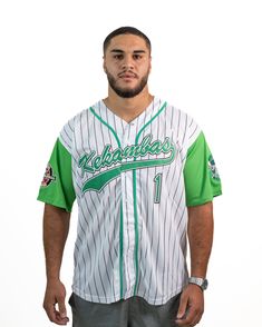 A classic throwback of the Jarius 'G-Baby' Evans Kekambas Hardball Jersey has landed at Jersey Nation. Inspired by the movie Hardball and made from 100% recycled polyester fibres, this jersey design has an easy, relaxed fit that looks great on anybody. Available now at Jersey Nation while stock lasts!- Jarius 'G-Baby' Evans Kekambas Hardball Jersey- Fully embroidered graphics: Team, Name, Number detailing, logo- 100% polyester heavyweight fabric- Breathable and dry wicking material- Premium tack Baseball Jersey Outfit, Hanging With Friends, Basketball Fans, Jersey Outfit, Basketball Jersey, Jersey Design, Mesh Bag, Baseball Jerseys, Jersey Shorts