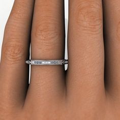 Lourdes Wedding Band - Soha Diamond Co.™ Wedding Accessories For Bride, Synthetic Diamond, Cvd Diamond, Man Made Diamonds, I Love Jewelry, Best Diamond, Dream Ring, Custom Rings, Cute Jewelry