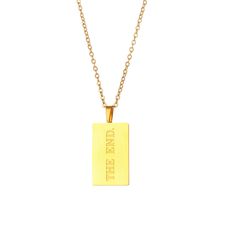 Looking for a piece of jewelry that truly reflects your individuality? Look no further than our 2023 Individuality Message Tarot Necklace Pendant. The trendy square pendant design is unlike anything else you'll find on the market, making it the perfect statement piece for anyone who wants to stand out from the crowd. Unique Design: The square pendant design sets this necklace apart, adding a touch of individuality to your style. High-Quality Materials: Crafted from high-quality 316L stainless st Meaningful Rectangular Necklaces For Gifts, Meaningful Rectangular Necklace For Gift, Meaningful Gift Necklace, Everyday Spiritual Rectangular Pendant Jewelry, Meaningful Rectangular Jewelry For Everyday Use, Minimalist Rectangular Engraved Charm Necklace, Meaningful Everyday Rectangular Jewelry, Rectangular Spiritual Necklaces For Gifts, Minimalist Engraved Rectangular Necklace