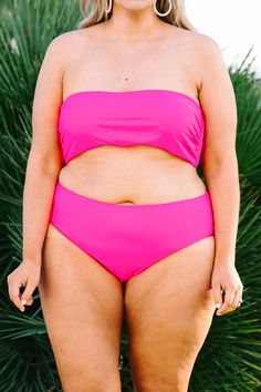 This swimmie is perfect for chilling with your boo on the beach! The pink solid design is so stylish and perfect for the warm weather! Wear this cutie all season long with the matching bottom and a stylish kimono cover up to make everyone jealous of your style! 82% Polyester, 18% Spandex Spring Solid Color Poolside Cover-up, Spring Poolside Solid Color Cover-up, Trendy Bandeau Swimwear For Beach, Solid Color Bandeau Swimwear For Spring, Spring Solid Color Bandeau Swimwear, Solid Bandeau Swimwear For Spring, Solid Color Summer Tankini For Beach Party, Solid Summer Tankini For Beach Party, Summer Cover-up For Poolside