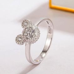 Disney Accessories Jewellery, Cheap Disney Silver Jewelry, Disney Ring, Mickey And Minnie Ring, Mickey Mouse Ring, Mouse Ring, Disney Engagement Rings, Disney Rings, Silver Disney Mickey Mouse Jewelry