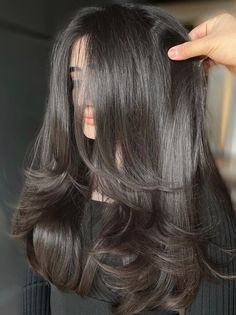 Layered Haircuts For Medium Hair, Hairstyles For Layered Hair, Blowout Hair, Haircuts For Medium Hair, Haircuts Straight Hair, Long Layered Hair