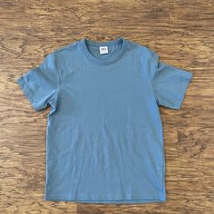 Nwot Zara Heavyweight Basic T Shirt. Model Picture Is To Show The Fit. Color Is A Light Blue Summer Everyday Washed Blue T-shirt, Casual Washed Blue T-shirt, Light Blue Relaxed Fit Pre-shrunk T-shirt, Zara Crew Neck T-shirt With Relaxed Fit, Light Blue Pre-shrunk Cotton T-shirt, Basic Light Blue Plain T-shirt, Blue Pre-shrunk T-shirt For Everyday, Blue Cotton T-shirt With Relaxed Fit, Blue Cotton T-shirt Relaxed Fit