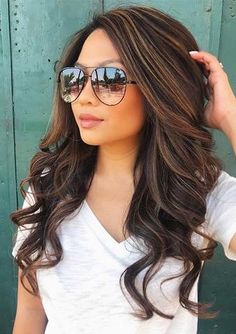 Dark Brown Hair Plus Size, Fall Bayalage Brunette Medium Length, Brown Hair With Extensions, Micro Highlights On Dark Hair, Color For Dark Hair, Highlights 2024, Hairdo Ideas, Sunkissed Hair