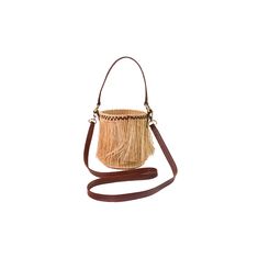 Frayed Mini Bucket 100% Toquilla Straw and Cow Leather Handle. This material is known for its quality and beauty. Each bag is entirely hand made, since the straw dye to the weaving of the bag. Indulge in luxury with our Frayed Mini Bucket. Handmade with exquisite toquilla straw, this bucket bag is perfect for carrying all your essentials while showcasing your sophisticated style. Elevate your wardrobe with this exclusive piece. -Measures approximately Height: 15 Cm Width: 11 Cm Handle: 14 Cm - W Woven Leather Bucket Shoulder Bag, Elegant Straw Bucket Bag With Woven Leather, Brown Bamboo Handle Bucket Shoulder Bag, Luxury Woven Bucket Shape Bag, Luxury Woven Straw Bag In Natural Color, Leather Bucket Bag With Bamboo Handle In Natural Color, Natural Leather Bucket Bag With Bamboo Handle, Woven Straw Bag As Fashion Accessory, Luxury Straw Bucket Bag With Bamboo Handle