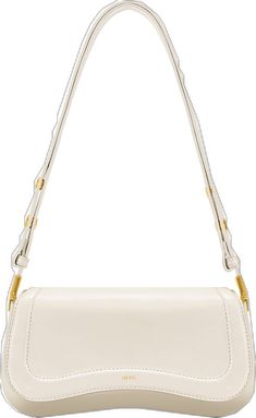 Cream Rectangular Baguette Bag With Gold-tone Hardware, White Rectangular Baguette Bag With Gold-tone Hardware, White Baguette Bag With Gold-tone Hardware, White Baguette Shoulder Bag With Gold-tone Hardware, Jw Pei, Shoulder Bags, For Free, Shoulder Bag, Collage