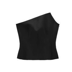 The "Zip Elegance Asym Corset Crop" is a striking piece that marries the boldness of modern fashion with the allure of classic corsetry. This top stands out for its unique combination of design elements that cater to the fashion-forward woman seeking to make a statement. Skirt Top Set, Strapless Tops, Bustiers, Brown Dress, Black Crop Tops, Blouse And Skirt, Crop Tops Women, Corset Top, Modern Fashion