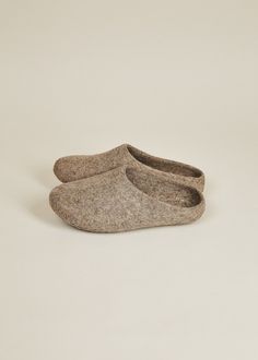 Women's Classic Sole Low Back Wool Slippers | Available on Made Trade | Your one-stop shop for ethically made and sustainably sourced goods. Felted Wool Slippers, Handwritten Gifts, Wool Slippers, Vegan Gifts, Quick Gifts, Cozy Gift, Backpack Travel Bag, House Shoes, Felted Wool