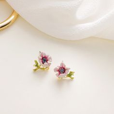 📣 All in stock products will quickly ship by USPS Priority Mail. Made to order products please allow 5-10 days to ship out.💕 Welcome to JulyAccessories. Every product here is done by myself. -Created and crafted by me with Painted enamel glaze flower and 925 silver stud. -Anti-allergic Lasting Color Retention. -High-quality, Non-damaging. If you love my shop, please favorite my shop or items. The new items will be uploaded every week! Special Reminding -Do not wash -Do not use bleach/whitener Sterling Silver Birth Flower Earrings, Sterling Silver Flower Earrings For Mother's Day, Sterling Silver Flower Earrings As A Gift For Her, Elegant Flower Shaped Enamel Earrings, Delicate Birth Flower Shaped Earrings, Mother's Day Birth Flower Earrings, Pink Flower Earrings As Gift For Her, Pink Flower Enamel Earrings, Pink Flower-shaped Enamel Earrings