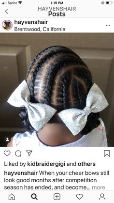 Quick Braid Styles Black Hair Kids, Braid Natural Hair, Cute Toddler Hairstyles, Back Braid, Black Toddler, Kid Hair