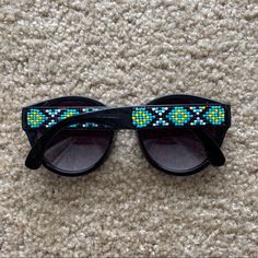 New Without Tag All Sunglasses Buy One Get One Free! Bohemian Sunglasses For Summer Parties, Casual Black Sunglasses For Festival, Black Glass Sunglasses For Festival, Casual Adjustable Sunglasses For Festivals, Beaded Sunglasses, Buy One Get One Free, Buy One Get One, Bead Weaving, Get One