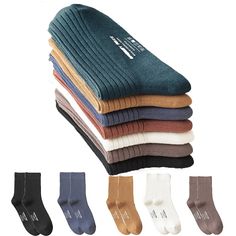 Season:Fall  Winter; Fabric:Cotton; Gender:Men's; Quantity:5 Pairs; Hosiery Category:Stockings,Socks,Crew Socks; Hosiery Thickness:Warm; Elasticity:Micro-elastic; Occasion:Daily,Athleisure; Pattern:Solid Colored; Front page:FF; Listing Date:06/28/2021; Special selected products:COD,new,LITBBasic Graduation Outfits, Mens Dress Socks, Outfits Black, Fall Winter 2024, Men's Socks, Summer Concert, Graduation Outfit, Everyday Activities, Warm Autumn