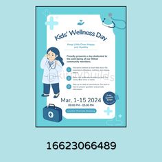 the poster for kids's health awareness day