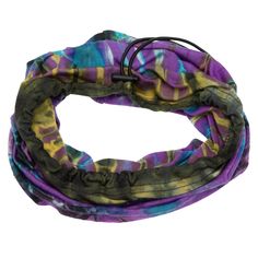 One accessory that does it all! This stretchy, breathable, gaiter features colorful tie-dyed prints on soft fabric, and provides endless functional uses -- bandana, hood, face mask, balaclava, and more. Topped with an elastic fastener for the most secure fit. However you choose to wear it, you'll never leave the house without it! 95% viscose, 5% spandex Fastener for resizing Hand wash, no bleach, do not tumble dry 14" L x 9.5" W flat (36.8 x 24 cm) Handmade in & fairly-traded from Nepal Paw Print Jewelry, Spirit Clothing, Ribbon Jewelry, Fair Trade Jewelry, Printed Jewelry, Yoga Bag, Patchwork Bags, Flip Flop Shoes, Reusable Grocery Bags