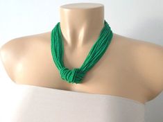 This stunning kelly green necklace is perfect for that summer dress, beach wedding, date night, and many more special occasions. Available with silver or gold clasp. It looks very elegant and the color is very classic It has 20 strands.First picture shows 18" and second picture shows 24". Please read specifications on SIZES below:❤ SIZESThis item comes in several sizes. Kindly choose at checkout. You can use the diagram on the pictures as a reference, but keep in mind that we all have different Elegant Green Necklace For Beach, Elegant Green Jewelry For The Beach, Elegant Green Jewelry For Beach, Elegant Green Beach Jewelry, Handmade Green Beaded Necklace For Wedding, Elegant Green Beaded Necklaces For Party, Elegant Green Beaded Necklace For Party, Green Necklaces For Summer Parties, Summer Dress Beach