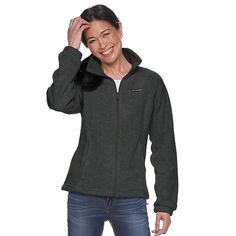 Stay cozy and cute all winter long with this women's Columbia Benton Springs fleece jacket. Stay cozy and cute all winter long with this women's Columbia Benton Springs fleece jacket. Watch the product video here. No hood Zipper closure Long sleeves 2 pocketsFIT & SIZING Designed to hit at the waist Adjustable drawstring hem LightweightFABRIC & CARE Polyester Machine wash Imported Size: X Small. Color: Med Grey. Gender: female. Age Group: adult. Pattern: Pattern. Stay Cozy, Outerwear Women, Fleece Jacket, Heathers, Columbia, Springs, Coats Jackets, Women's Clothing, Women's Fashion